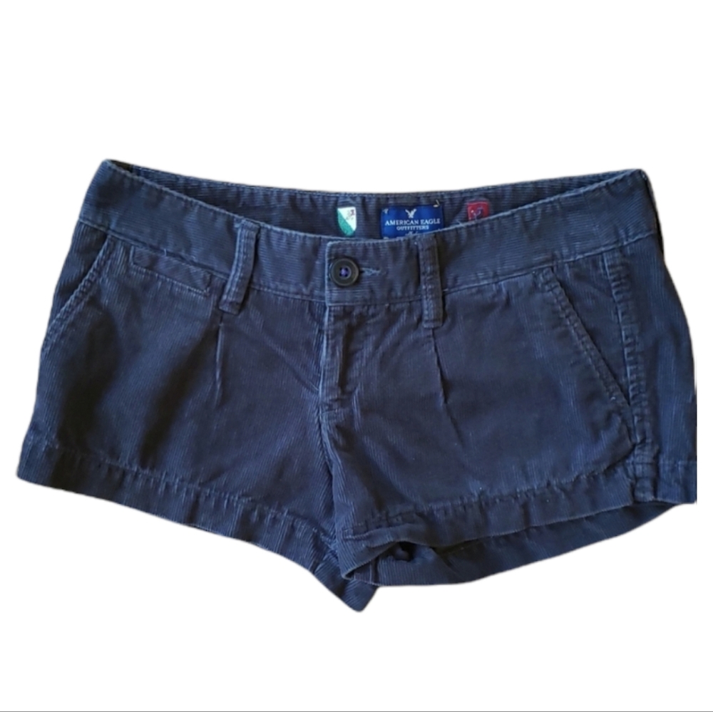American Eagle Shorts Size 6 AE size 6 low rise shorts Gray AE shortie shorts